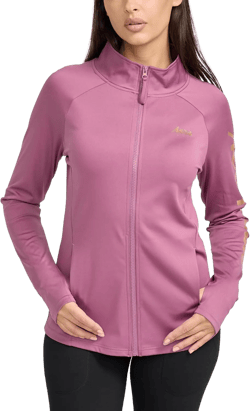 AEROPOSTALE Women's Performance Zip Up Track Jacket Medium Tulipwood Sunset