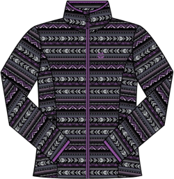 Cinch Apparel Girl's Quilted Jacket Black XL