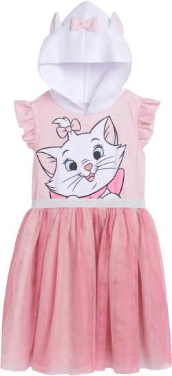 Disney Classics Girls Tulle Dress Toddler to Big Kid Sizes (2T - 14-16) 10-12 Pink / White, Marie
