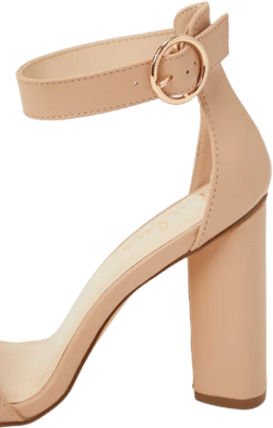 Kamali Light Nude Ankle Strap Heels