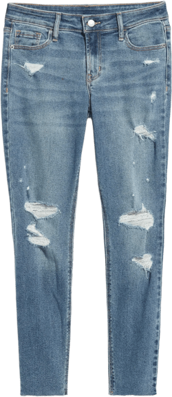 Mid-Rise Rockstar Super-Skinny Ankle Jeans | Old Navy
