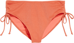 Mid-Rise Side-Tie Shine Bikini Swim Bottoms | Old Navy