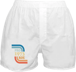 CafePress Pro 1973 Roe Womens Reproductiv Novelty Boxer Shorts, Funny Underwear Boxers Medium