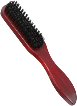 Hair Brush for Slick Back Ponytail, Smoothing Stiff Bristle Brush for Slick Back Hair - Suitable for Men, Detangling Thick Fine Hairstyle & Styling Beard