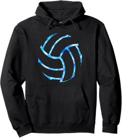 Volleyball stuff attire tie dye gift for a teen girl player Pullover Hoodie