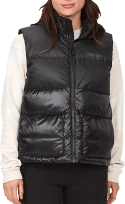 MARMOT Women's Guides Down Vest Medium Black - Latest Collection