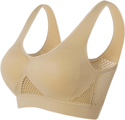 Sport Bra for Women High Support No Underwire Yoga Work Bra Wireless Breathable Cooling Lift Comfortable Bra