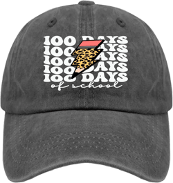 I Can't Believe Its Been 100th Days Bee 100 Day School Womens Summer Hat Fashion Hats for Men Fitted Golf Caps Light Pigment Black One Size