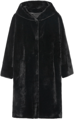 Women's Warm Faux Fur With Inner Lining & Buttons Coats Loose Fluffy Plush Long Warm Jacket for 2025 X-Large Black