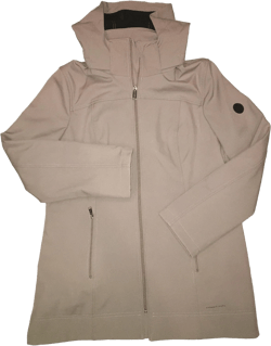 Andrew Marc Ladies Long Softshell Jacket - Small - Beige