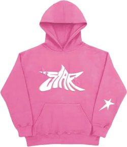 Star Hoodie Oversized Y2k Sweatshirts for Women Cute Stars Graphic Letter Print Hoodies Aesthetic Trendy Pullover Pink Medium