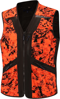 Atenze Blaze Orange Camo Hunting Vest Jacket for Man Medium Orange Blaze Camo