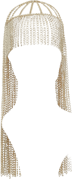 Gold Head Chain Festival Hair Jewelry Halloween Accessories Headbands Headpieces Metallic Chain Headdress with Fringe Tassels for Women