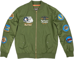 Tuskegee Airmen M5 Bomber Jacket Olive Green X-Large
