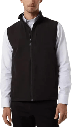 32 Degrees Men's Vest (US, Alpha, Small, Regular, Regular, Black)