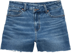 AE Stretch Curvy Crossover Denim Mom Short