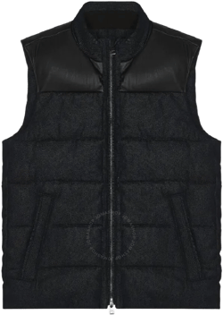 Michael Kors Men's Black Classic Sleeveless Puffer Vest