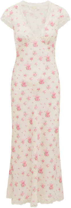 Theodore Silk-Blend Floral Maxi Dress