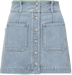 Moxie Denim Mini Skirt