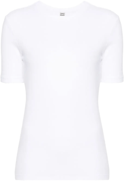 ribbed cotton T-shirt