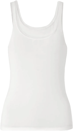 scoop-neck vest