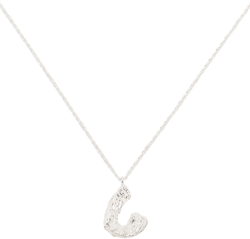 C alphabet pendant necklace