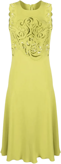 cut-out detail sleeveless dress