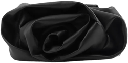 slouch-body leather clutch bag 