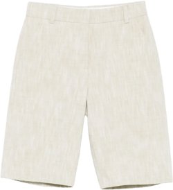 slim-fit Bermuda shorts