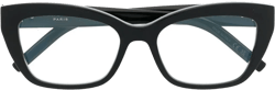 cat-eye frame eyeglasses