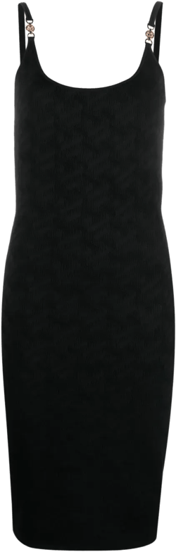 La Greca knitted midi dress