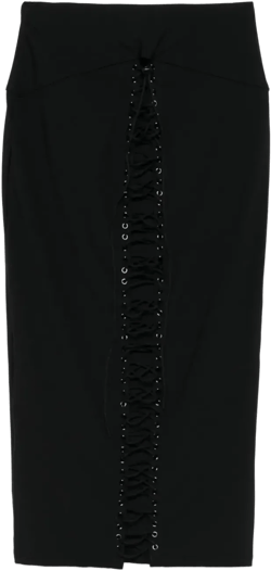 pencil midi skirt