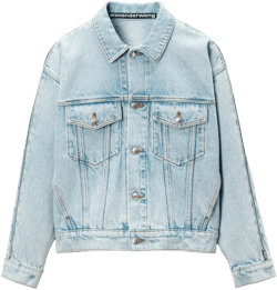 zip-sleeved denim jacket