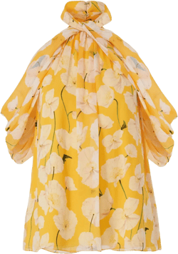 floral-print midi dress