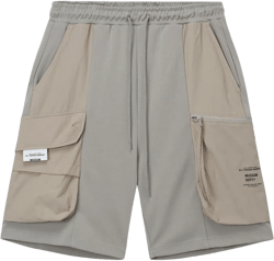 logo-print cargo shorts