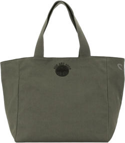 embroidered-detail canvas tote bag