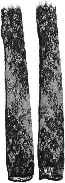 x Rue Ra chantilly-lace gloves