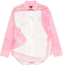 x Luke Edward Hall illustration-print shirt 
