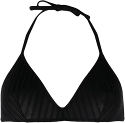 ribbed triangle bikini top