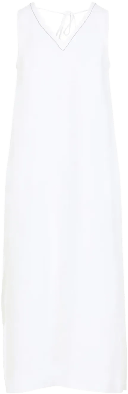 linen midi dress
