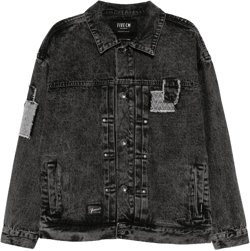 patchwork denim jacket