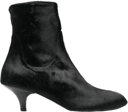 50mm kitten-heel leather boots