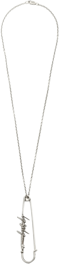 logo-pendant necklace