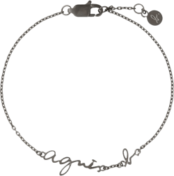 logo chain bracelet