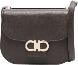Double Gancini cross body bag