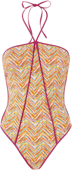 zigzag swimsuit