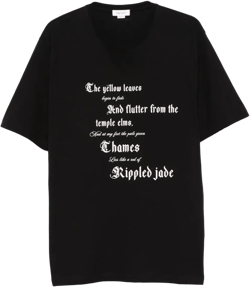 text-print T-shirt  