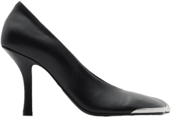 Duck 90mm leather pumps