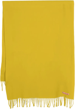 fringed-edge wool scarf