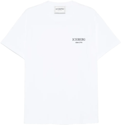 logo-embroidered T-shirt
